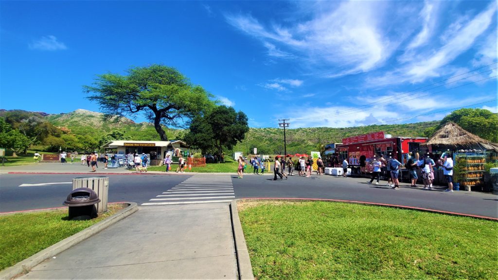 Visitors Center, Gift Shop, and Dole Food Truck at Diamond Head