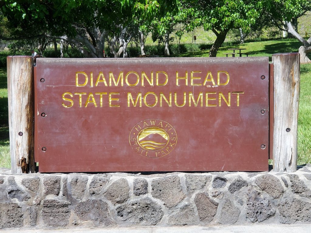 Diamond Head State Monument Sign
