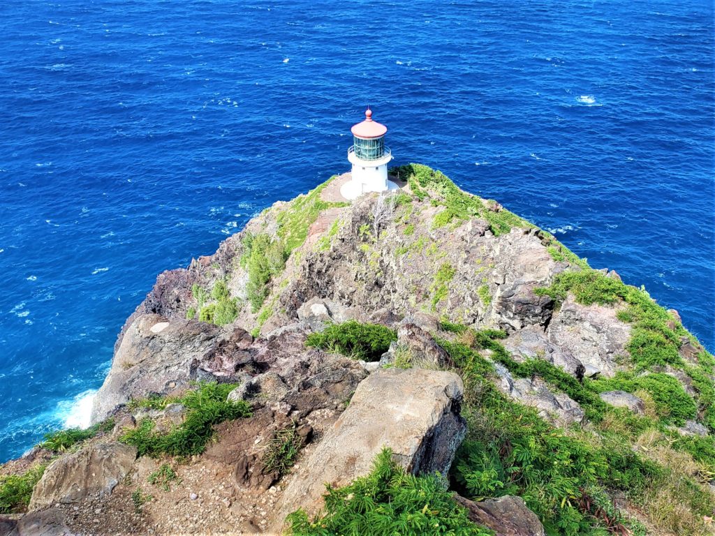 View of Makapu'u Lighthouse from above