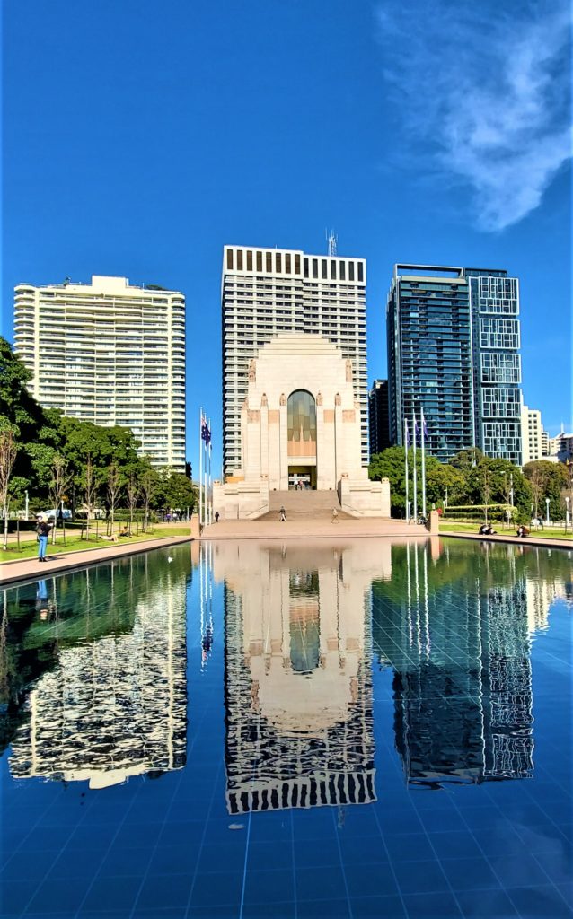 ANZAC Memorial and Reflection Pool in Sydney