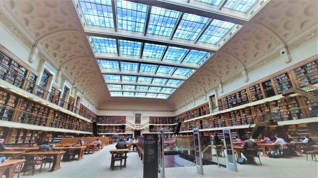 The Reading Room inside the State Library of New South Wales in Sydney