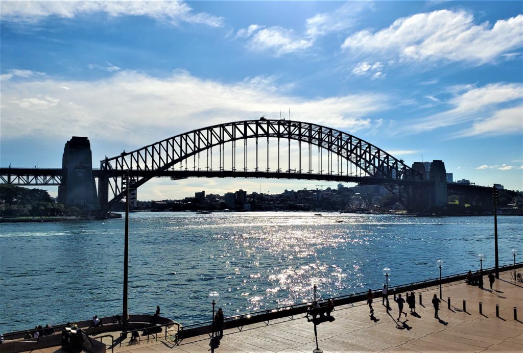 Sydney Harbor Bridge from Sydney Opera House