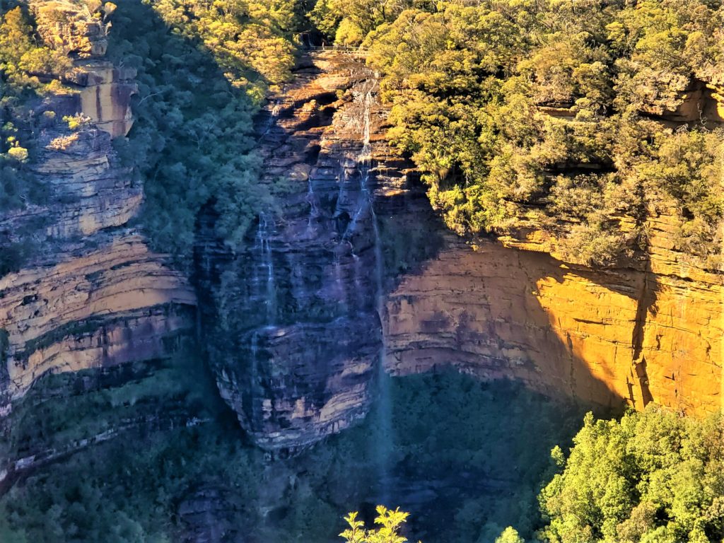 Wentworth Falls from Princess Rock Overlook at Blue Mountains