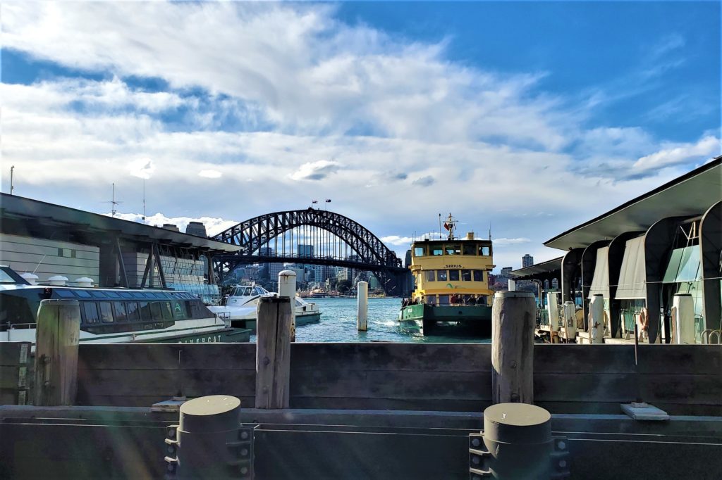 Wharf 3 Ferry to Manly at Sydney Harbor